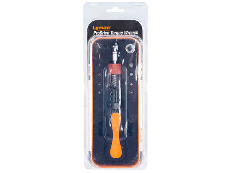 Lyman 7031300 Torque Wrench Black/Orange Steel Rubber Handle