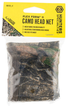 Hunters Specialties 100120 Flex Form II Head Net Realtree Edge OSFA Form Fitting UPC: 021291710287