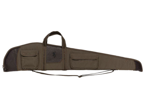 Browning 1415048448 Laredo 48" Olive/Brown Canvas/Leather Closed-Cell Foam Padding Water Resistant