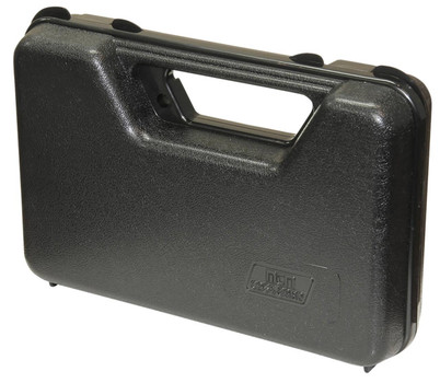 MTM CaseGard 803R Pocket Pistol Case made of Polypropylene with Black Finish Foam Padding Hinge  Latches 9 x 5.60 x 2 Interior Dimensions UPC: 026057300405