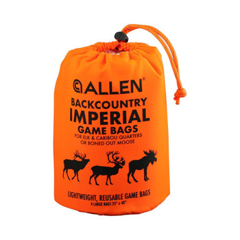 Allen 6590 BackCountry Imperial Elk Game Bag Set Orange Polyester 4 Bags UPC: 026509063629