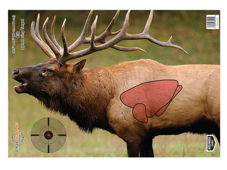 Birchwood Casey 35404 Pregame Elk Paper Target 16.50" x 24" 3 Per Pkg