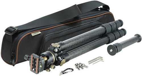 Leupold 180379 Pro Guide Tripod Kit Tripod 6.7067 High Black Carbon Fiber UPC: 030317027667