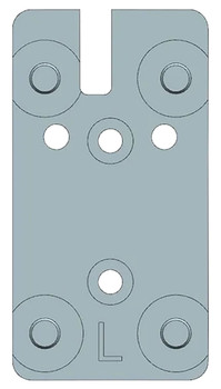 Beretta USA EUS03051 9092  Silver Fits Beretta 9092 RDO Leupold Pattern Footprint Mount UPC: 082442952048