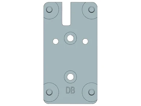Beretta USA EUS03050 90/92 Silver, Fits Beretta 90/92 RDO Burris FastFire/Vortex Venom/Docter Pattern Footprint Mount