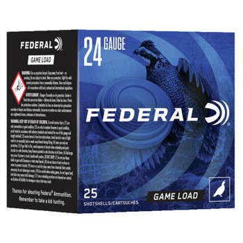 Federal N1248 GameShok Heavy Field 24 Gauge 2.50 1116 oz 8 Shot 25 Per Box10 UPC: 604544669633