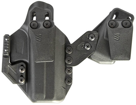 Blackhawk 416100BK Stache Premium Kit IWB Size 00 Black Polymer Belt Clip Compatible wGlock 172231 Ambidextrous UPC: 604544673692