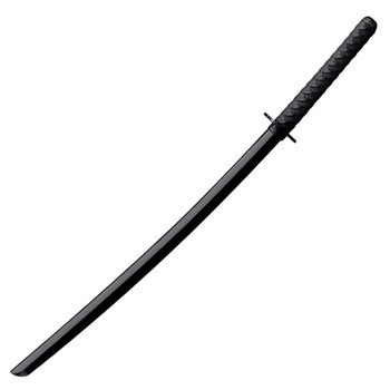 Cold Steel CS92BKKC Bokken Training Sword 30 Fixed Plain Black Polypropylene Blade 11.50 Black Imitation Cord Wrap Polypropylene Handle UPC: 705442013341