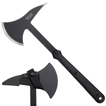 Cold Steel CS80TPA3 Demko Hawk  Tomahawk 65Mn Carbon Steel Blade Black Heavy Duty Nylon Handle 17.50 OAL  Includes Sheath UPC: 705442019305