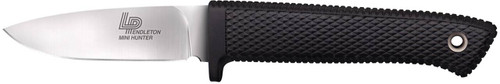 Cold Steel CS36LPMF Pendleton Mini Hunter 3 Fixed Plain Stone Washed American CPM 3V High Carbon Steel BladeBlack Textured KrayEx Handle Includes Sheath UPC: 705442019930