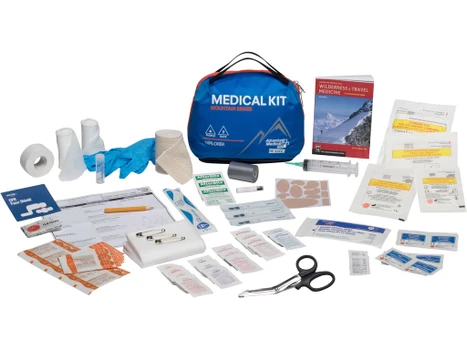 Adventure Medical Kits 01001005 Mountain Explorer Medical Kit Treats Injuries/Illnesses Water Resistant Blue