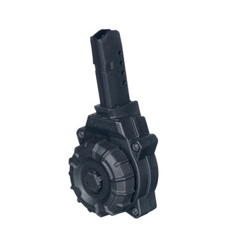 ProMag DRMA34 Standard  30rd Drum 9mm Luger Compatible wGlock 43 Black DuPont Zytel Polymer UPC: 708279014840