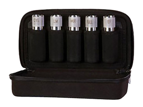 Carlson's Choke Tubes 00400 Choke Tube Case Protective Case Black Holds 5 Chokes Nylon Textured