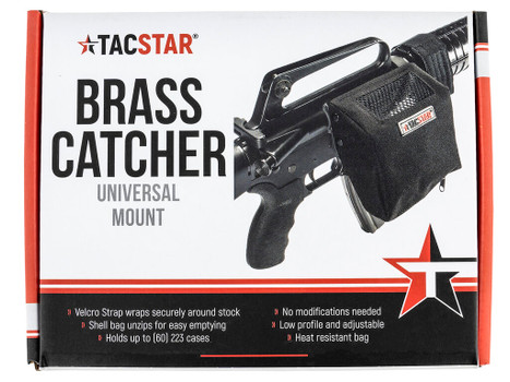 Lyman 1081245 Universal Brass Catcher Black Canvas Velcro Mount