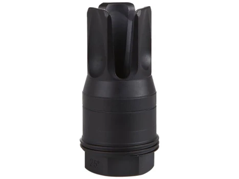 Sig Sauer SL55612X2825DEGF Clutch-Lok QD Flash Hider Black Stainless Steel with 1/2"x28 tpi 2.10" OAL for 5.56mm Sig Taper Lok Barrels