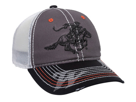 Outdoor Cap WIN35B Winchester Cap Cotton Twill Black/Charcoal/White Unstructured OSFA
