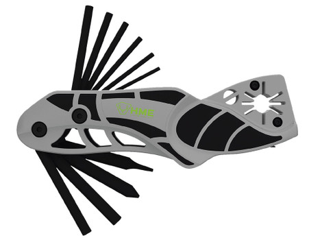 HME HMEATWRBH 14-In-1 Archery Black/Gray Metal Folding