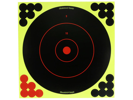 Birchwood Casey TDSNC812PK Target Dispenser Adhesive Paper 8" Bullseye Includes Pasters 12 PK