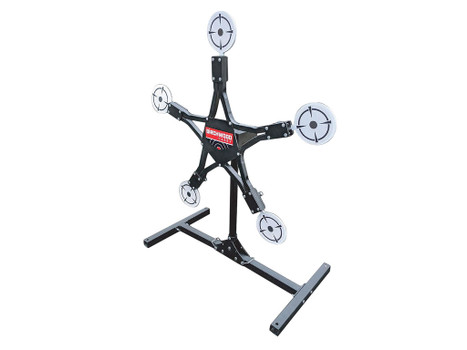 Birchwood Casey TXSPT Texas Star Plinking Target Handgun/Rifle/Shotgun Black/Gray AR500 Steel Star 0.37" Thick Standing