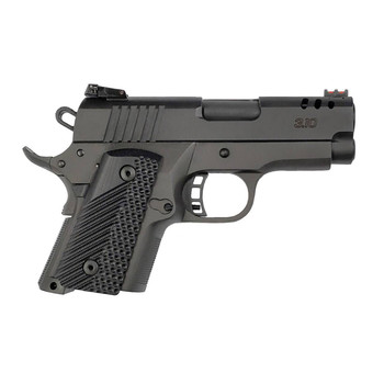 Rock Island 56639 BBR  Compact 9mm Luger 101 3.10 Black Steel Barrel Black Parkerized Serrated Slide Black Parkerized Steel Frame wBeavertail Black G10 Grip UPC: 4806015566397