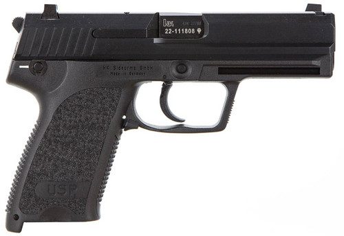 HK 81000314 USP V1 SADA 40 SW Caliber with 4.25 Barrel 131 Capacity Overall Black Finish Serrated Trigger Guard Frame Serrated Steel Slide  Polymer Grip Includes 2 Mags UPC: 642230261402