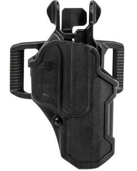 Blackhawk 410200BKL TSeries L2C Light Bearing OWB Black Polymer Belt Slide Compatible wGlock 1719222331324547 Left Hand UPC: 604544648072