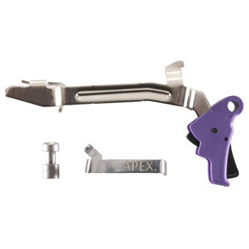 Apex Tactical 102P165 Action Enhancement  Slim Purple DropIn Compatible wGlock Gen34 171922273132333435 UPC: 854751007500 Apex Tactical 102P165 Action Enhancement  Slim Purple DropIn Compatible wGlock Gen34 171922273132333435 UPC: 854751007500