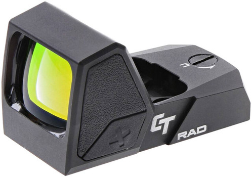 Crimson Trace 0101890 RAD  Matte Black 24 x 15.5mm 5 MOA Green Dot Reticle UPC: 850013143856