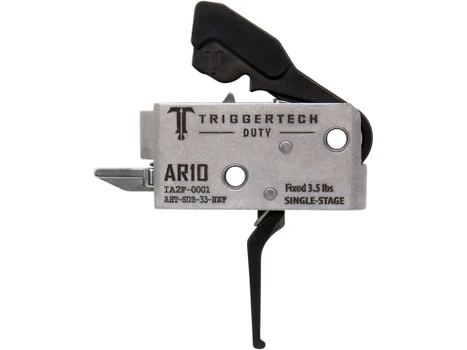 TriggerTech AHTSDB33NNF Duty Flat Trigger Single-Stage 3.50 lbs Draw Weight Fits AR-10