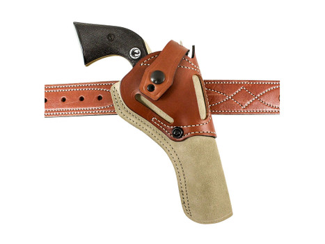 DeSantis Gunhide 189NJ3UZ0 Wild Hog OWB Natural Leather Belt Fits Heritage Rough Rider 6.50 Ambidextrous