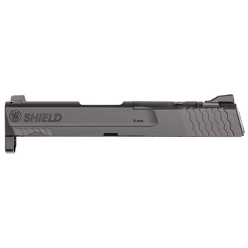 Smith  Wesson 3015613 Slide Assembly Shield Fits SW ShieldShield Plus Optic Ready 9mm Luger Black Armornite Stainless Steel 3Dot White Sights UPC: 022188892802