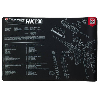 TEKMAT PISTOL MAT H&K P30 UPC: 612409970893