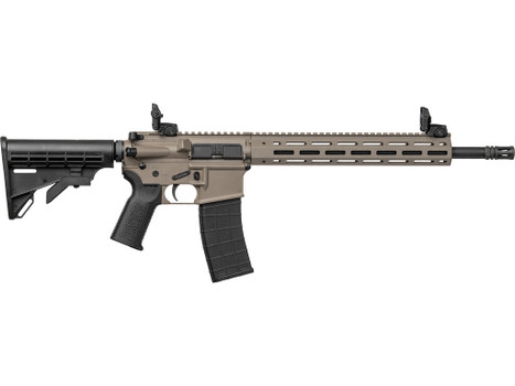 Tippmann Arms A101164 M4 Elite MSR 22 LR 25+1 16" Black Parkerized Threaded Barrel, Flat Dark Earth Aluminum Receiver w/Picatinny Rail, M-LOK Handguard, Black Adj CAR15 Polymer Stock, Black Gen2 Grip