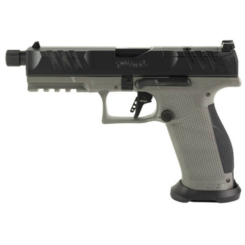 Walther Arms 2877503 PDP Pro SD 9mm Luger 181 5.10 Threaded Barrel Black Optic CutSerrated Slide Tungsten Gray Polymer Frame with Pic. Rail Performance Duty Grip Flared Magwell UPC: 723364230004