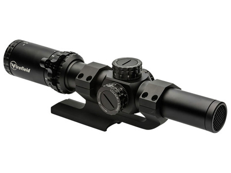Firefield FF13070K RapidStrike Matte Black 1-6x 24mm 30mm Tube Dual Illuminated (Red/Green/Black) Circle Dot Reticle