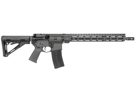 Midwest Industries MIFN16CRM15 Lightweight 223 Wylde 16" 30+1 Black Hard Coat Anodized Rec with 16" M-Lok Black 6 Position Magpul CTR Stock Black Magpul MOE Grip Right Hand