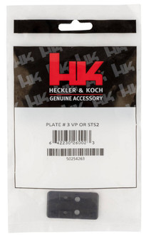 HK 50254263 Optic Plate 3 Black Steel Fits HK VP9 OR CMore STS2 Pattern Footprint Mount UPC: 642230260023