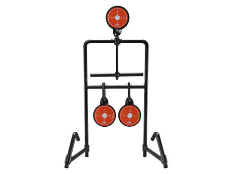 Champion Targets 40870 Gong Auto Reset Handgun Black/Orange Standing 3 Targets