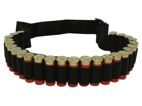 Hunters Specialties 00680 Shotgun Shell Belt Black Nylon 25 Shotshells Waist Mount