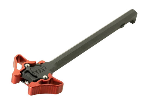TIMBER CREEK OUTDOOR INC EMAMBICHR Enforcer Mini Ambidextrous Charging Handle ARPlatform Red Anodized Aluminum UPC: 816397025447