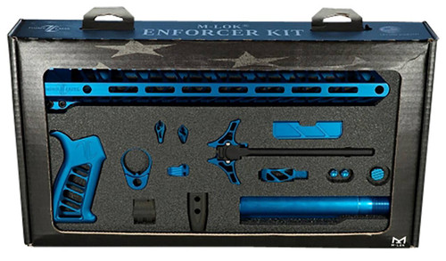 Timber Creek Outdoors TCOEKB Enforcer Complete Build Kit Blue Anodized for AR15 UPC: 816397026642