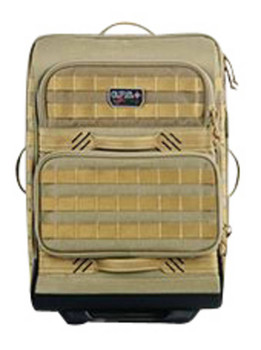 GPS Bags GPST2214RCT Tactical Operations Rolling Case Tan 1000D Polyester with Visual ID Storage System Lockable Zippers MOLLE Webbing  Expandable Design Holds 2 Handguns  Magazines UPC: 819763010887