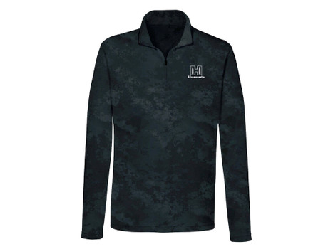 Hornady 99597XXXL Performance 3XL Black Long Sleeve 1/4 Zip, Polyester/Spandex