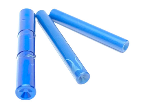 Cross Armory CRG5PSBL 3 Pin Set Dimpled Compatible w/Glock 17/19/26/34 Gen5 Blue Steel