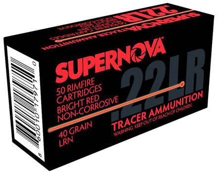 Piney Mountain Ammunition PMSN22LRR Red Tracer Non Corrosive 22 LR 40 gr Lead Round Nose 50 Per Box 100 UPC: 860010179710