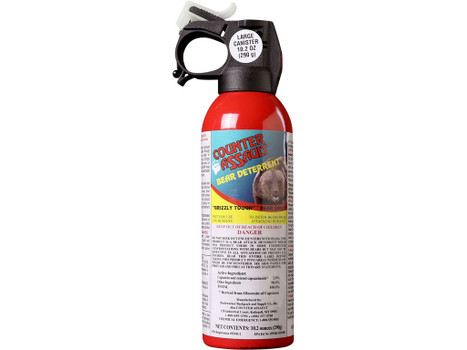 Counter Assault 15067034 Bear Spray Capsaicin Range 32 ft-7 Seconds 10.20 oz
