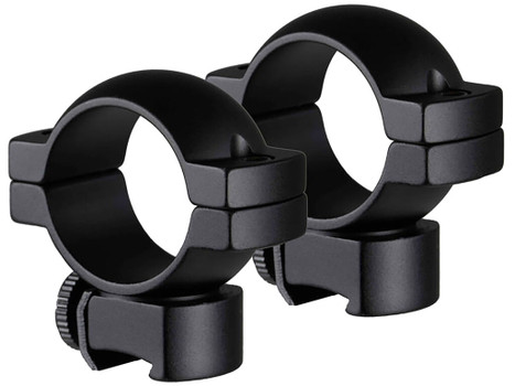 TruGlo TGTG8960B2 Lightweight Scope Rings Matte Black 1" Medium 2 Screws (1 Per Side)
