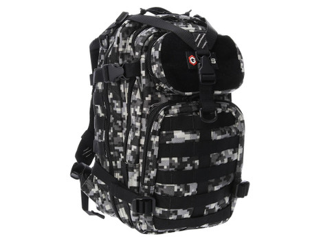 GPS Bags T1611BOBGD Bugout Bag Tactical Gray Digital 600D Polyester 2 Handguns