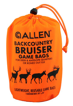 Allen 6591 BackCountry Bruiser Deer Game Bag Set Orange Polyester 4 Bags UPC: 026509063636