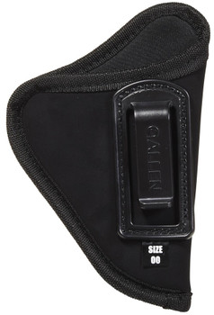 Allen 44600 Inside The Pants  Size 00 IWB Black Ultrasuede Fabric Fits SmallMedium DA Revolvers Belt Mount Clip Right Hand UPC: 026509446002